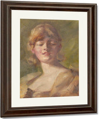 Study Of Head By Alice Pike Barney Fine Art Print