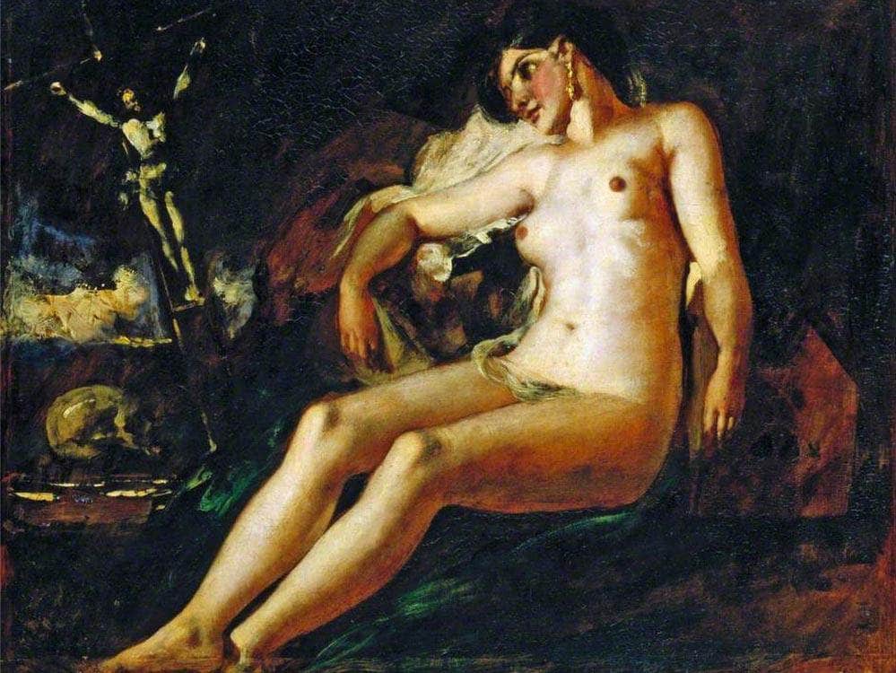 Study Of Magdalen By William Etty Fine Art Print