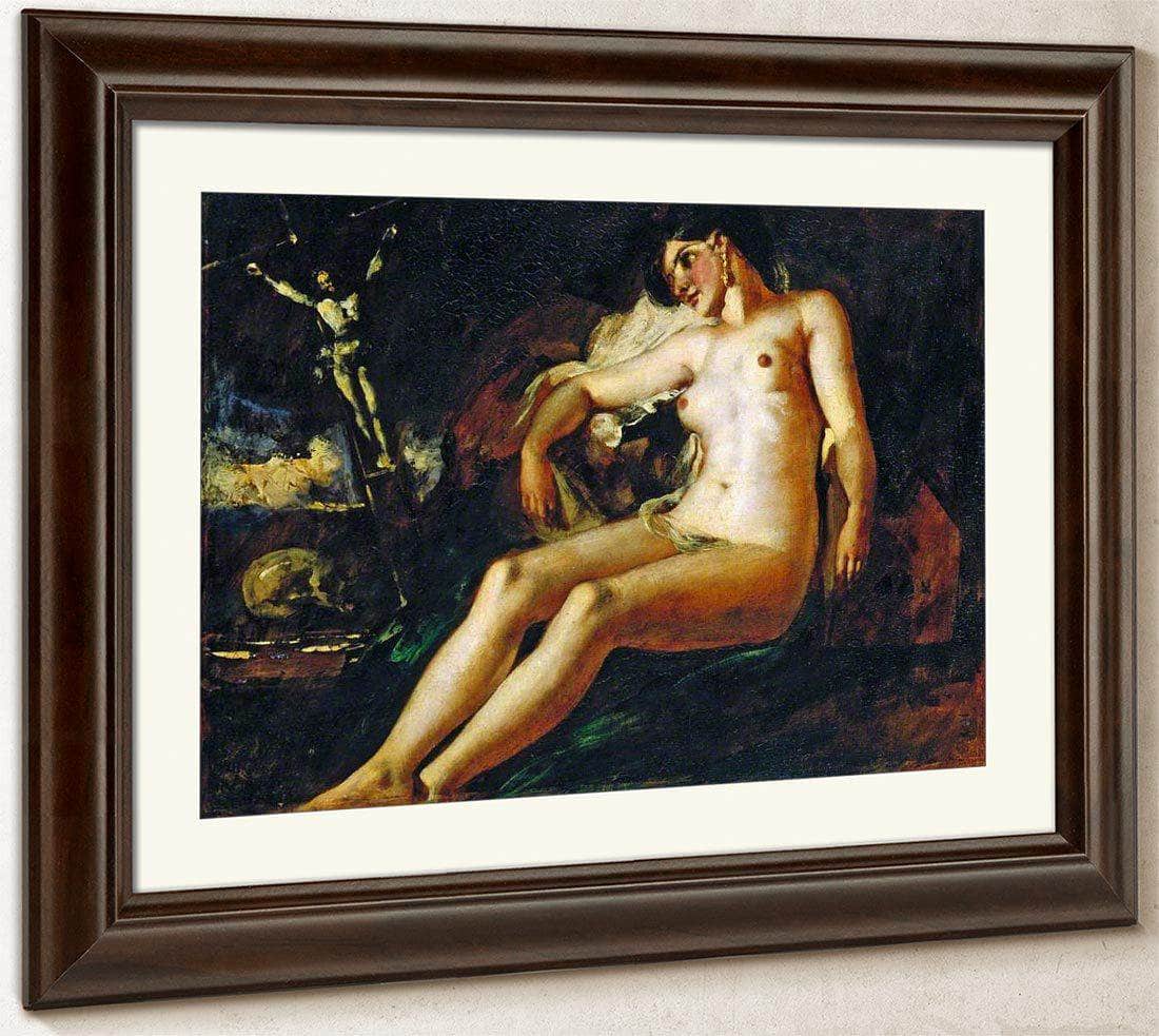 Study Of Magdalen By William Etty Fine Art Print