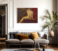 Study Of Male Nude By William Etty Fine Art Print