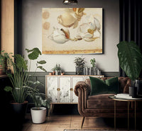 Study Of Three Blossoms Of Magnolia By Martin Johnson Heade Fine Art Print