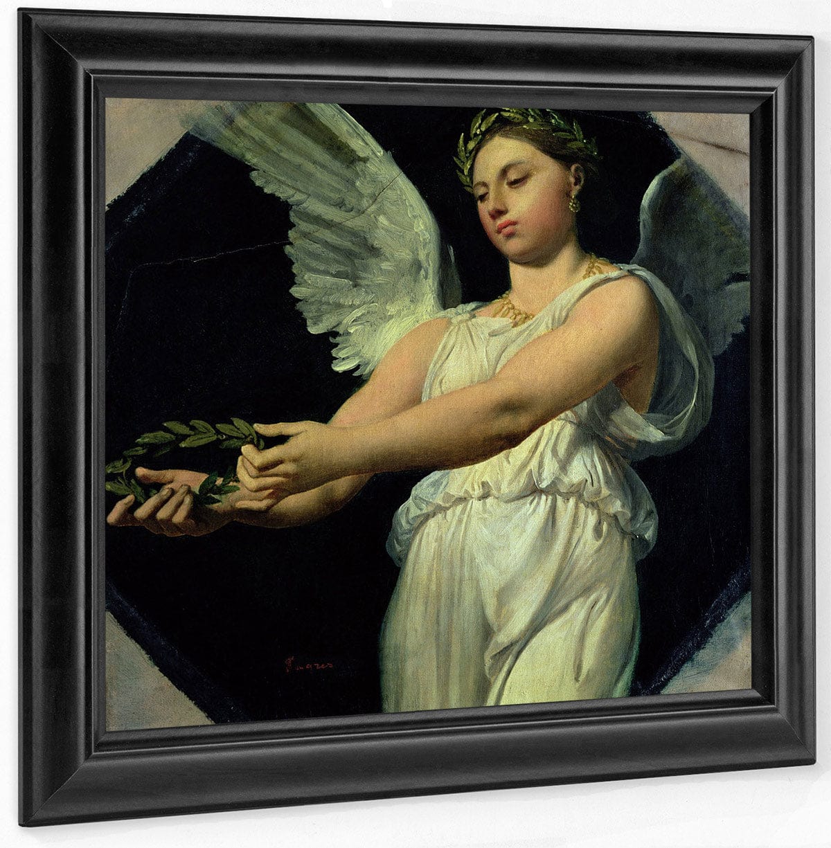 Study Of Victory For The Apotheosis Of Homer By Jean Auguste Dominique Ingres Fine Art Print