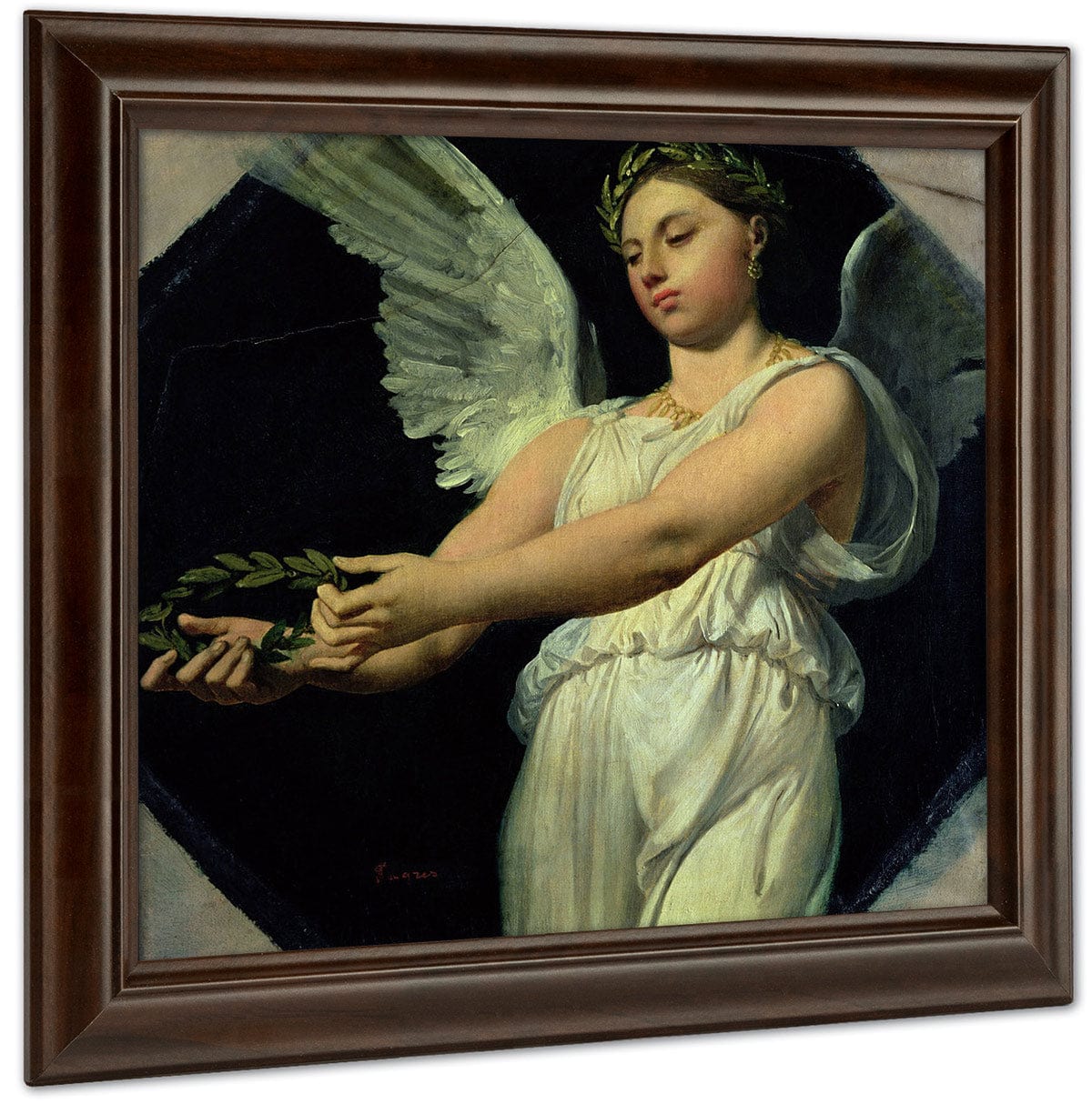 Study Of Victory For The Apotheosis Of Homer By Jean Auguste Dominique Ingres Fine Art Print