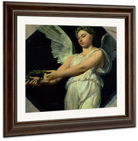 Study Of Victory For The Apotheosis Of Homer By Jean Auguste Dominique Ingres Fine Art Print