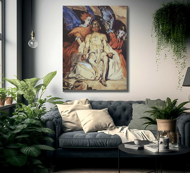 Study To Dead Christ With Angels 1864 By Edouard Manet Fine Art Print