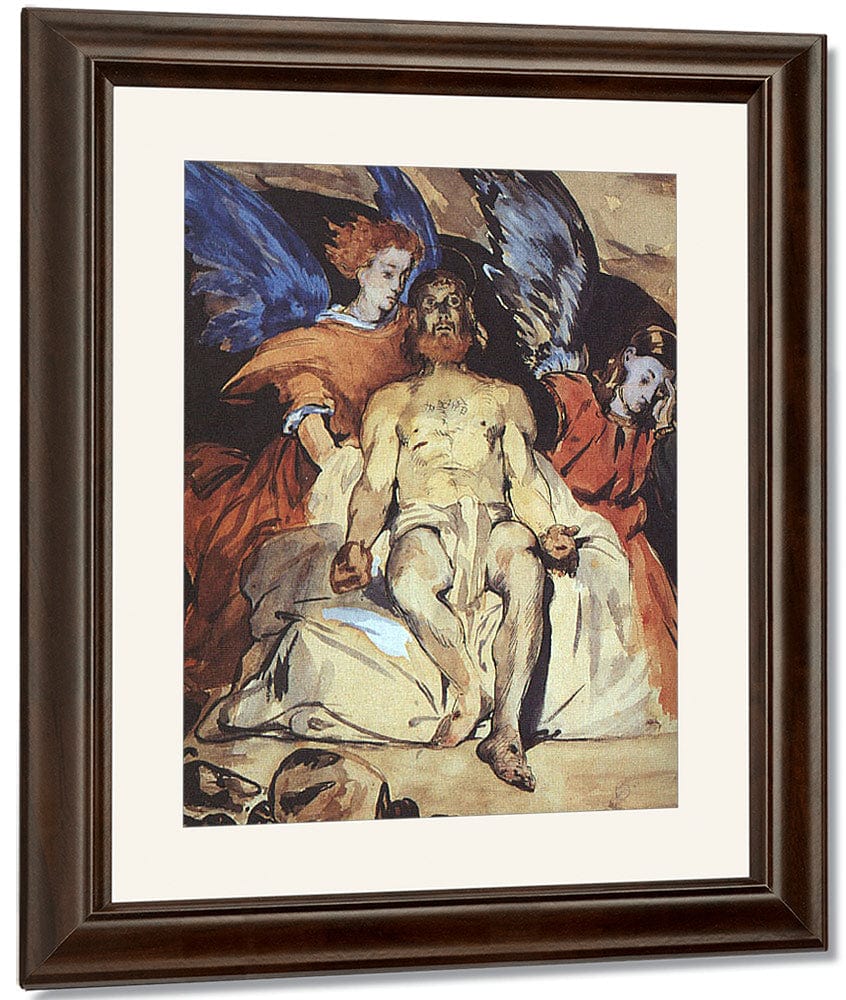 Study To Dead Christ With Angels 1864 By Edouard Manet Fine Art Print