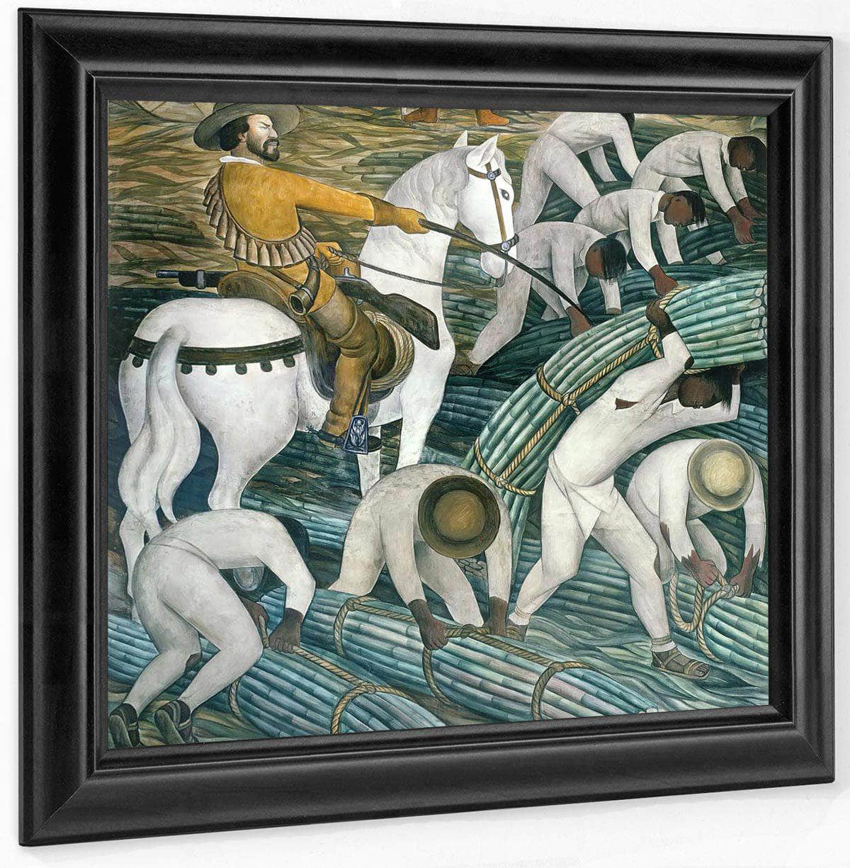 Sugar Mill By Diego Rivera Fine Art Print