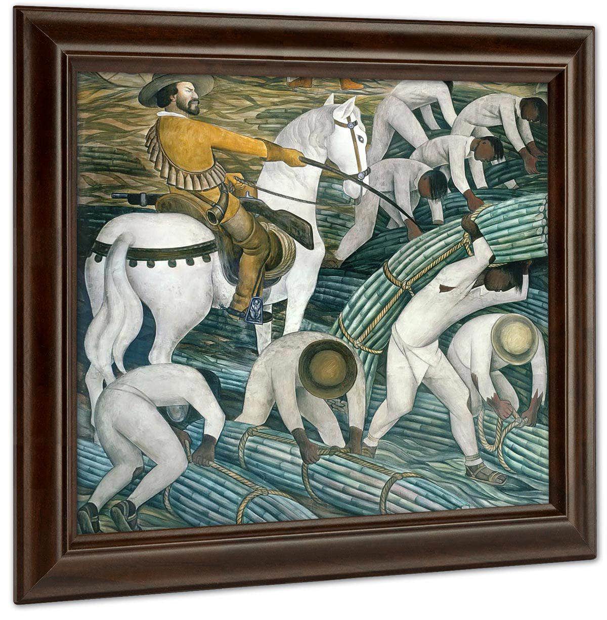 Sugar Mill By Diego Rivera Fine Art Print