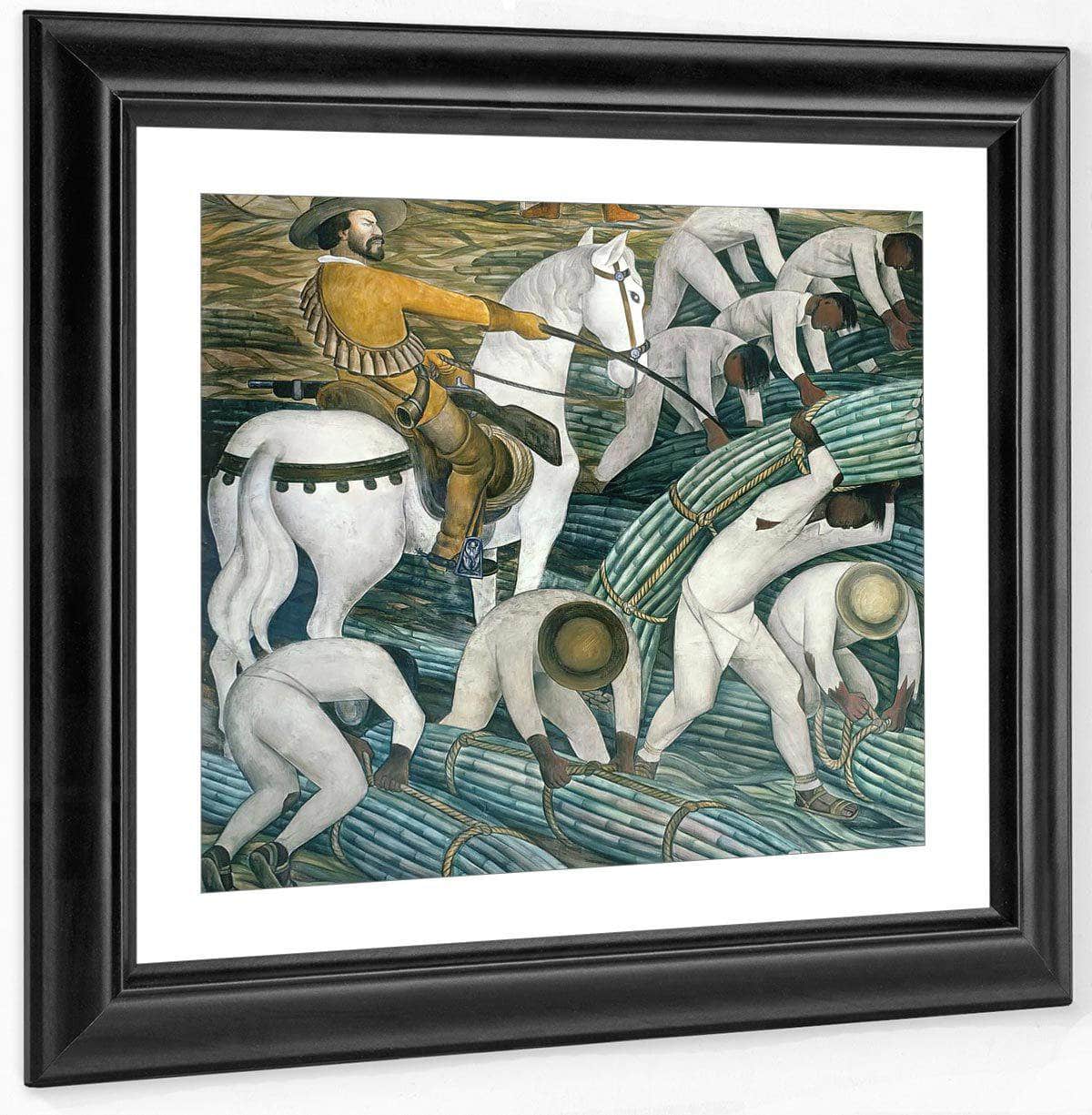 Sugar Mill By Diego Rivera Fine Art Print