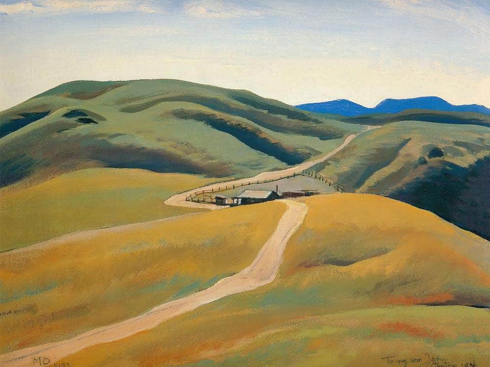 Sulpher Spring Ranch By Maynard Dixon Fine Art Print