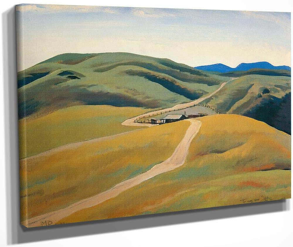 Sulpher Spring Ranch By Maynard Dixon Fine Art Print