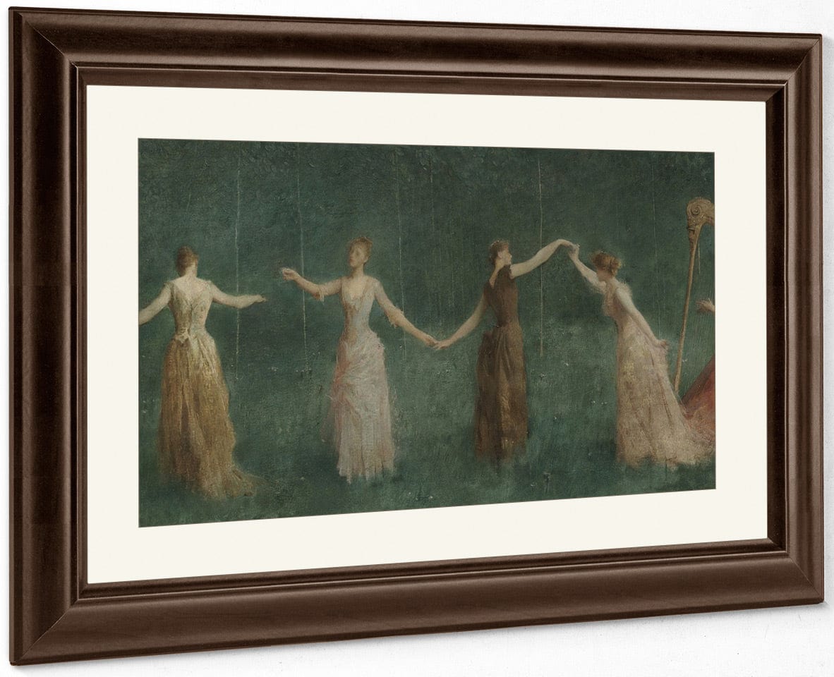Summer 2 By Thomas Wilmer Dewing Fine Art Print