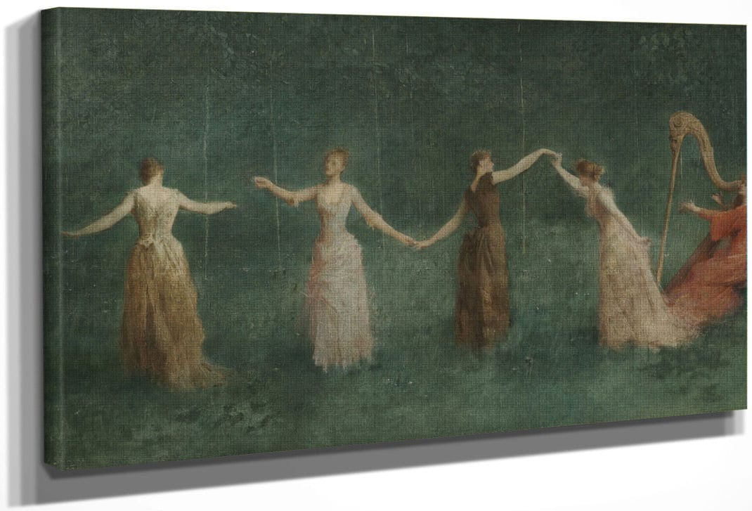 Summer 2 By Thomas Wilmer Dewing Fine Art Print