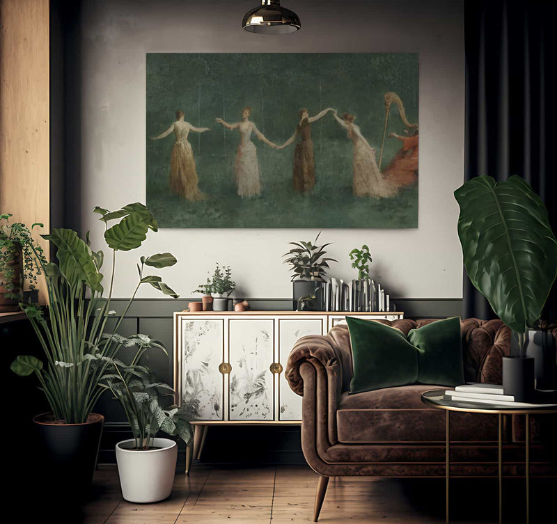 Summer 2 By Thomas Wilmer Dewing Fine Art Print