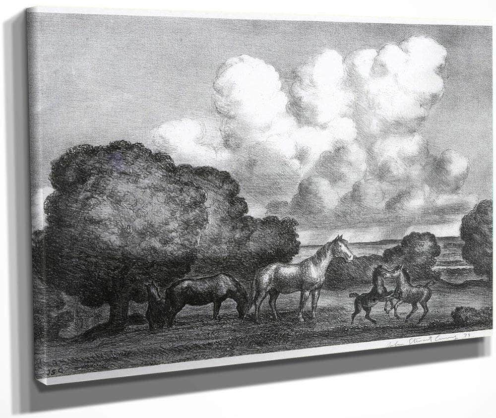 Summer Afternoon (C. 35), 1939 By John Steuart Curry Fine Art Print