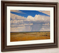 Summer Afternoon Taos By Maynard Dixon Fine Art Print