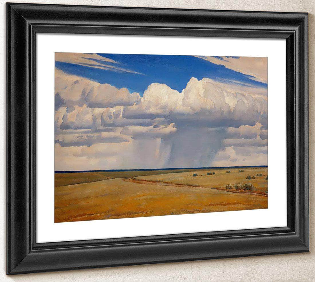 Summer Afternoon Taos By Maynard Dixon Fine Art Print