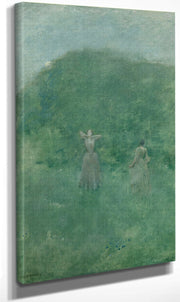 Summer By Thomas Wilmer Dewing Fine Art Print