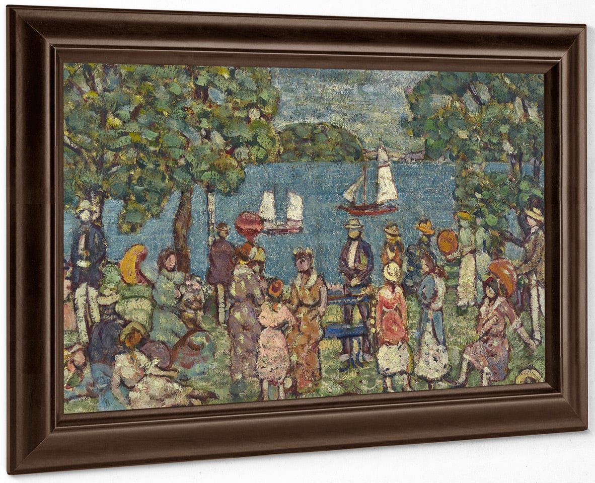 Summer Day, Salem By Maurice Brazil Prendergast Fine Art Print