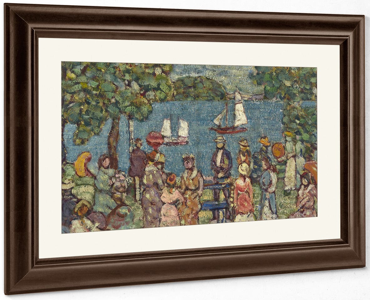 Summer Day, Salem By Maurice Brazil Prendergast Fine Art Print