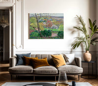 Summer Landscape With Farm Building By Richard Edward Miller Fine Art Print