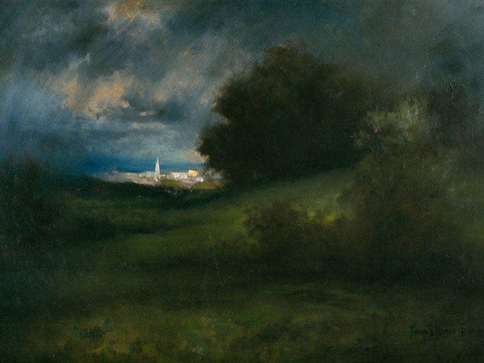 Summer Storm By Thomas Moran Fine Art Print