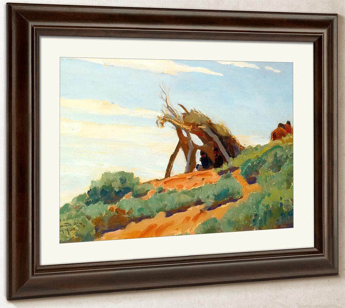 Summer Sun Shelter By Maynard Dixon Fine Art Print