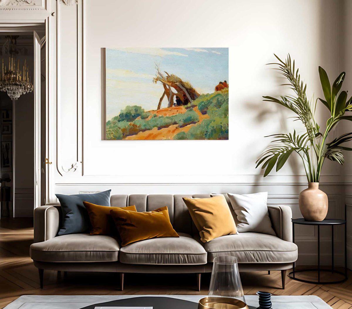 Summer Sun Shelter By Maynard Dixon Fine Art Print