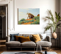 Summer Sun Shelter By Maynard Dixon Fine Art Print