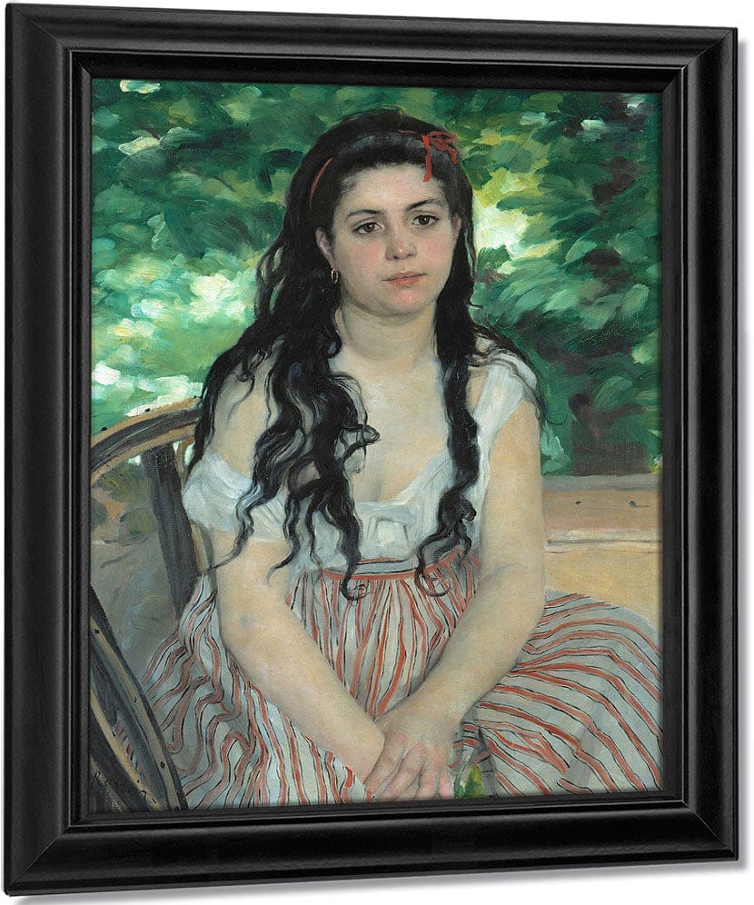 Summer The Bohemian 1 By Pierre Auguste Renoir Fine Art Print