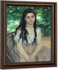 Summer The Bohemian 1 By Pierre Auguste Renoir Fine Art Print