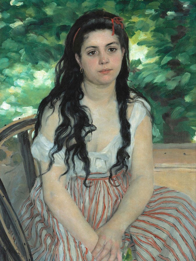 Summer The Bohemian 1 By Pierre Auguste Renoir Fine Art Print