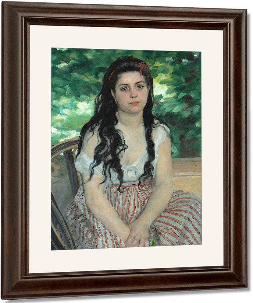 Summer The Bohemian 1 By Pierre Auguste Renoir Fine Art Print