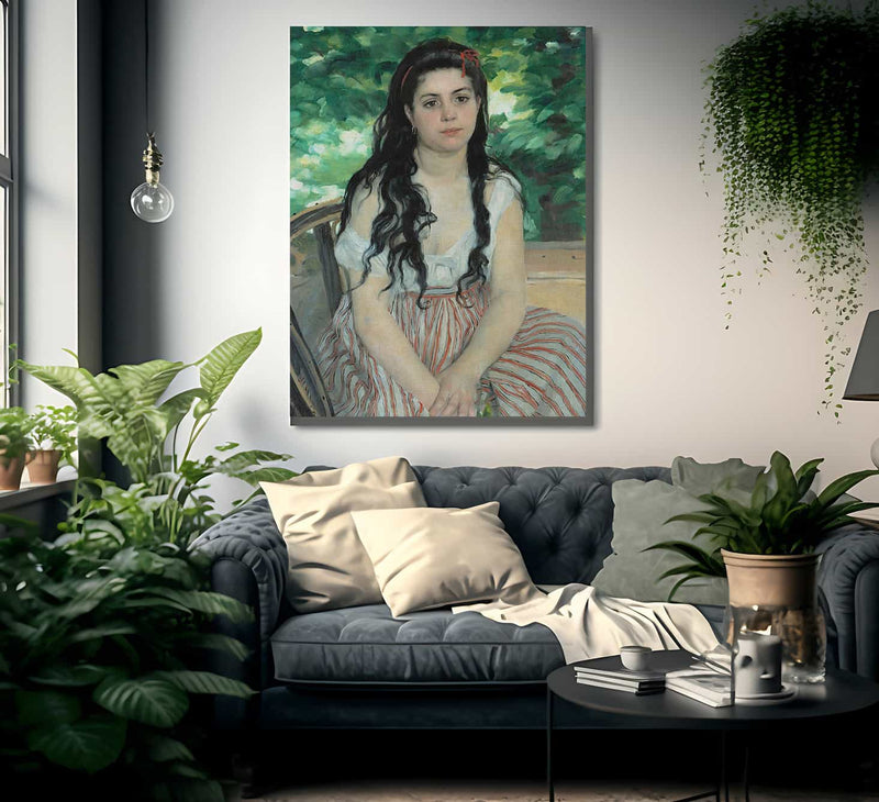 Summer The Bohemian 3 By Pierre Auguste Renoir Fine Art Print