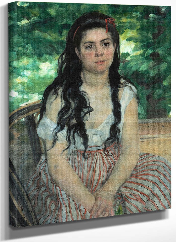 Summer The Bohemian By Pierre Auguste Renoir Fine Art Print