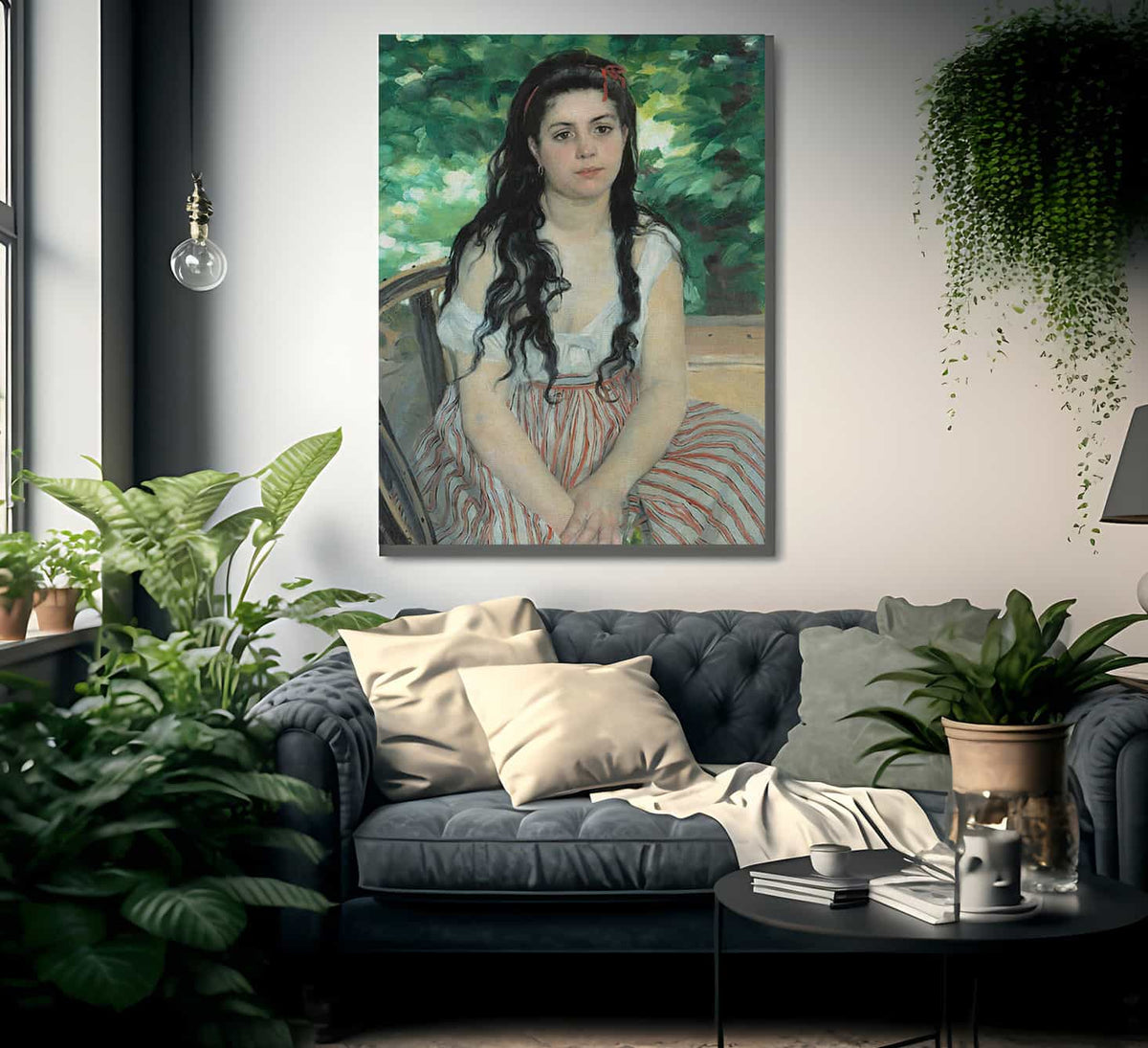 Summer The Bohemian By Pierre Auguste Renoir Fine Art Print