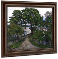 Summer Wind, Jølster Parsonage By Nicolai Astrup Fine Art Print