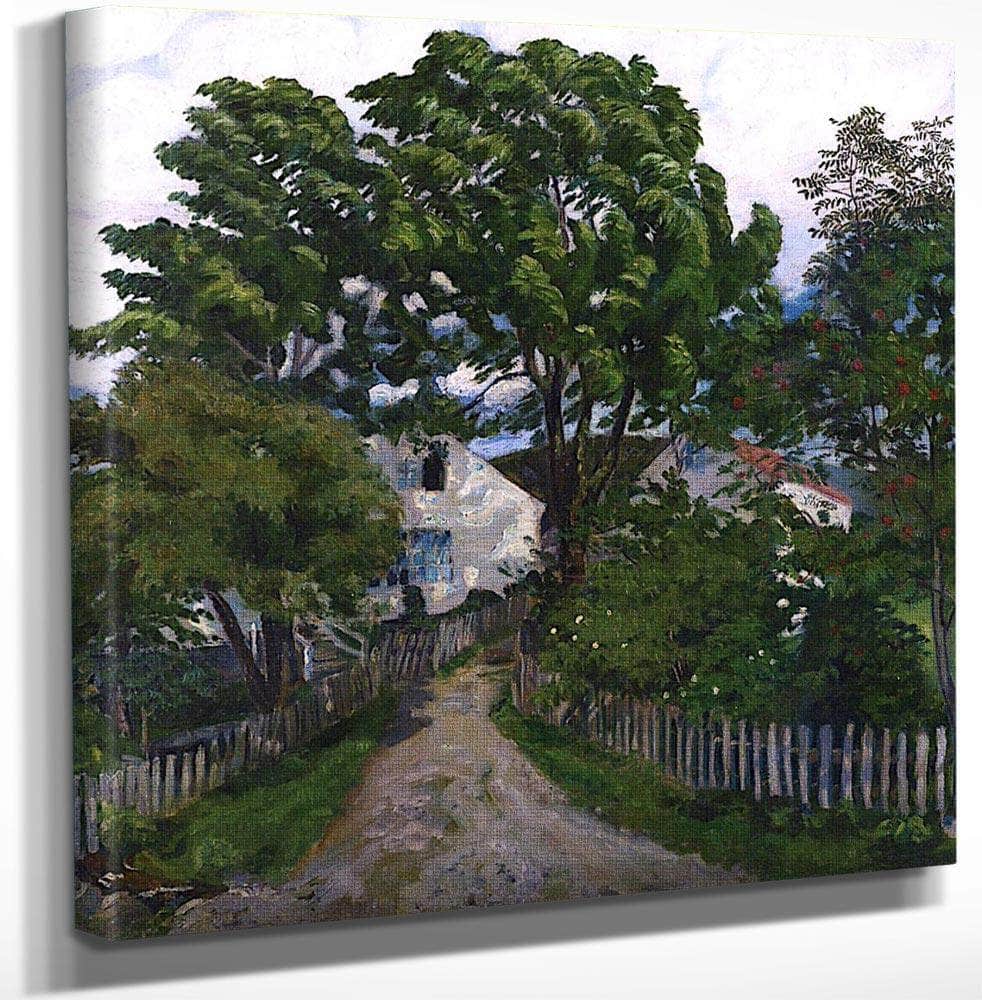 Summer Wind, Jølster Parsonage By Nicolai Astrup Fine Art Print