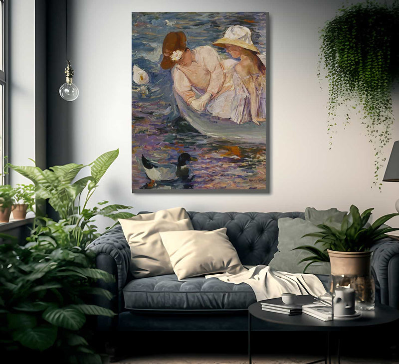 Summertime By Mary Cassatt Fine Art Print