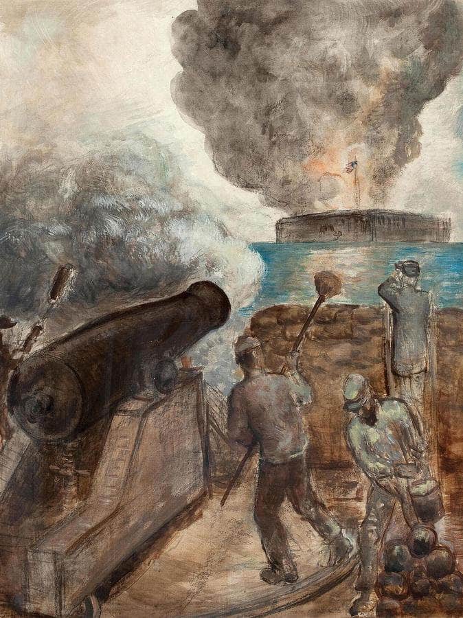 Sumter From John Browns Body By John Steuart Curry Fine Art Print