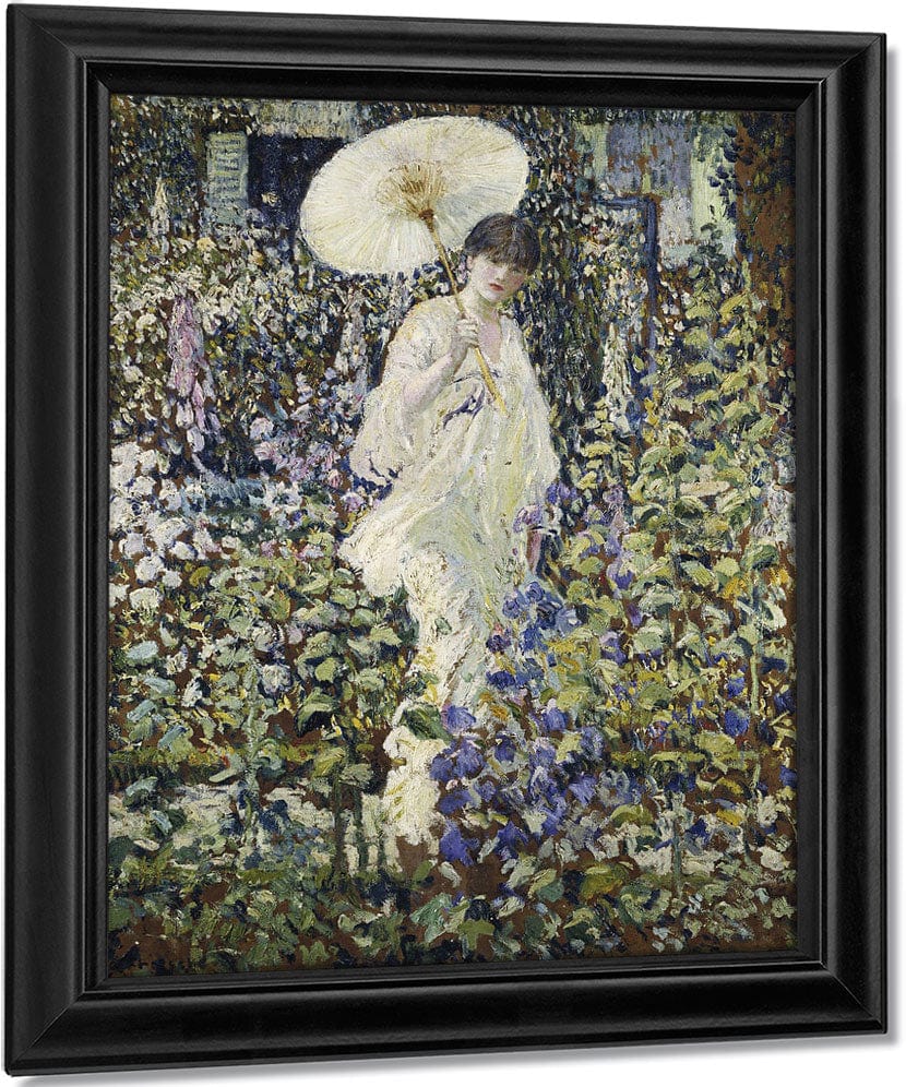 Sun And Wind By Frederick Carl Frieseke Fine Art Print