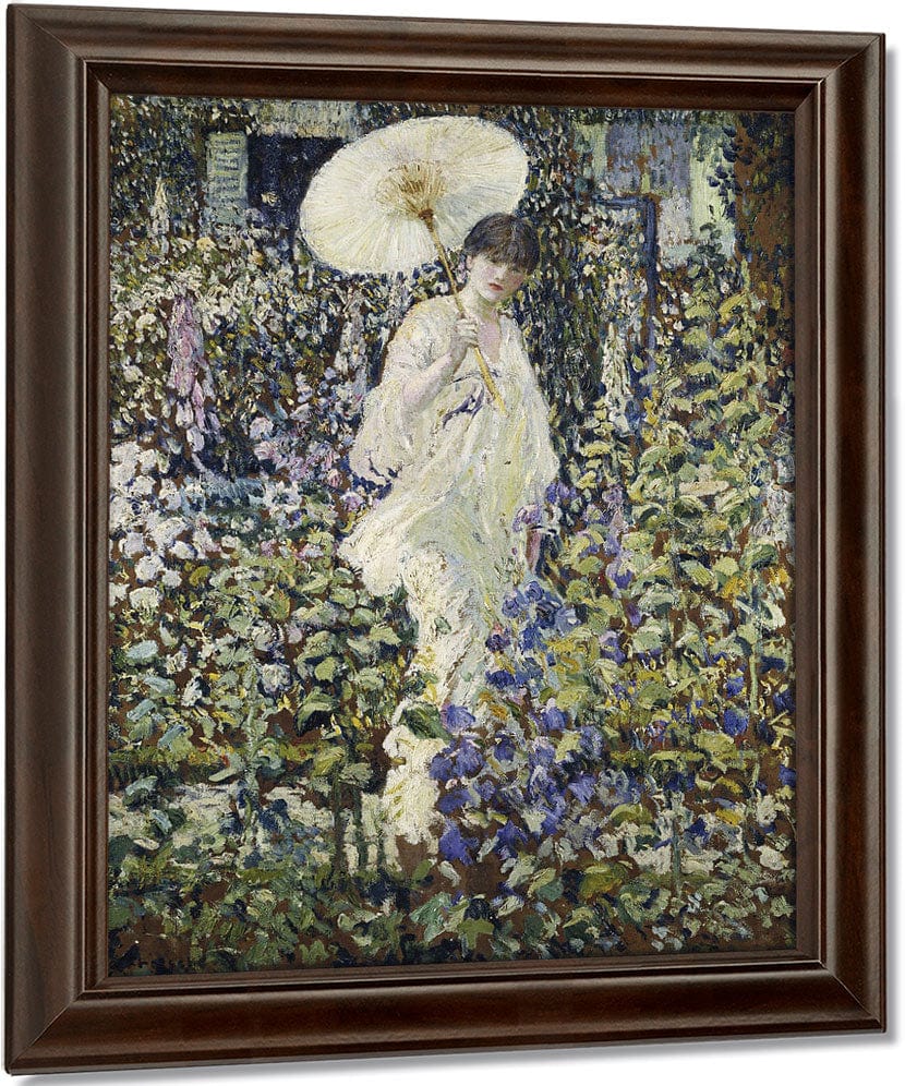Sun And Wind By Frederick Carl Frieseke Fine Art Print