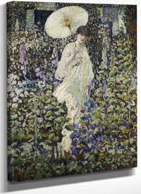 Sun And Wind By Frederick Carl Frieseke Fine Art Print