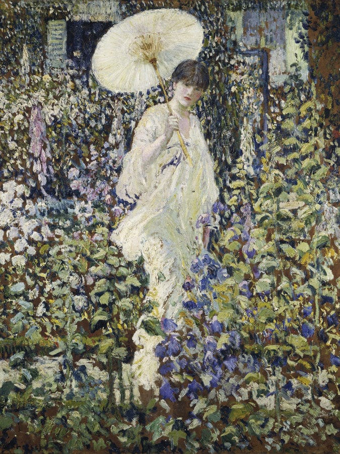 Sun And Wind By Frederick Carl Frieseke Fine Art Print