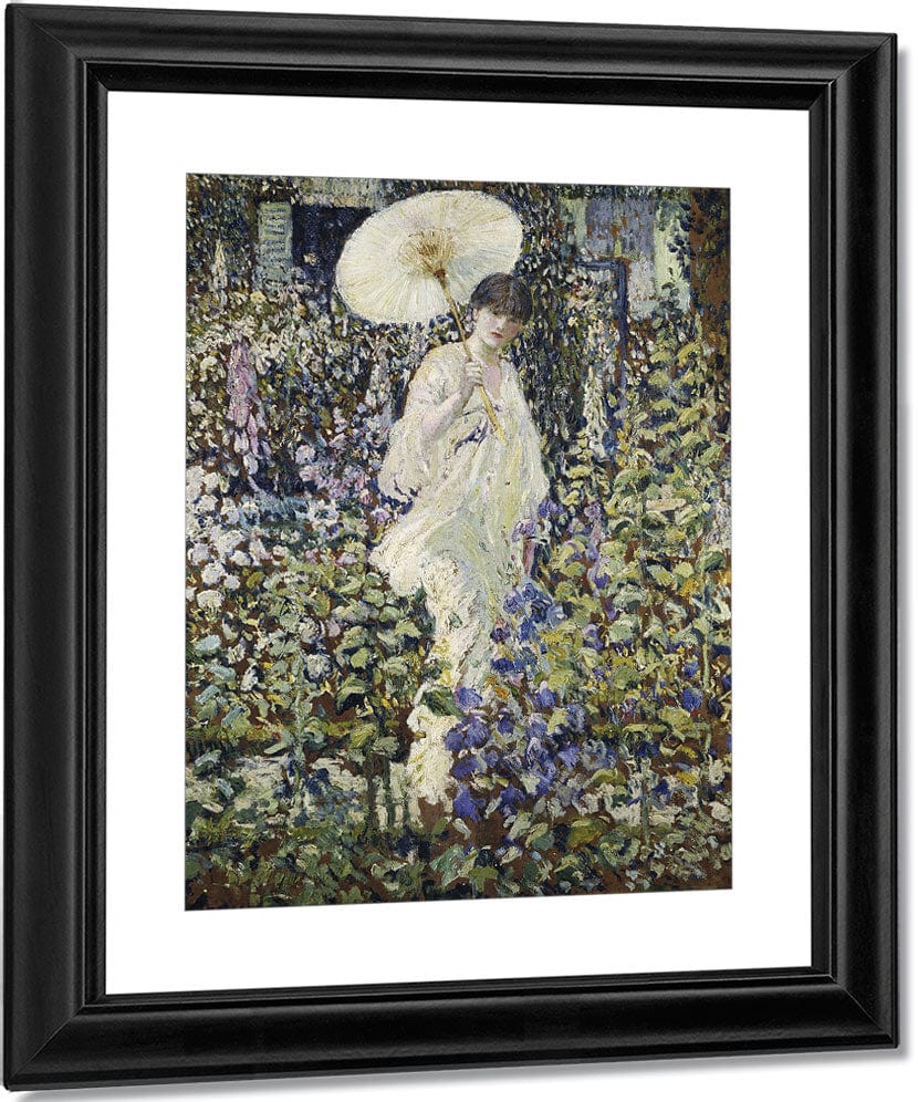 Sun And Wind By Frederick Carl Frieseke Fine Art Print