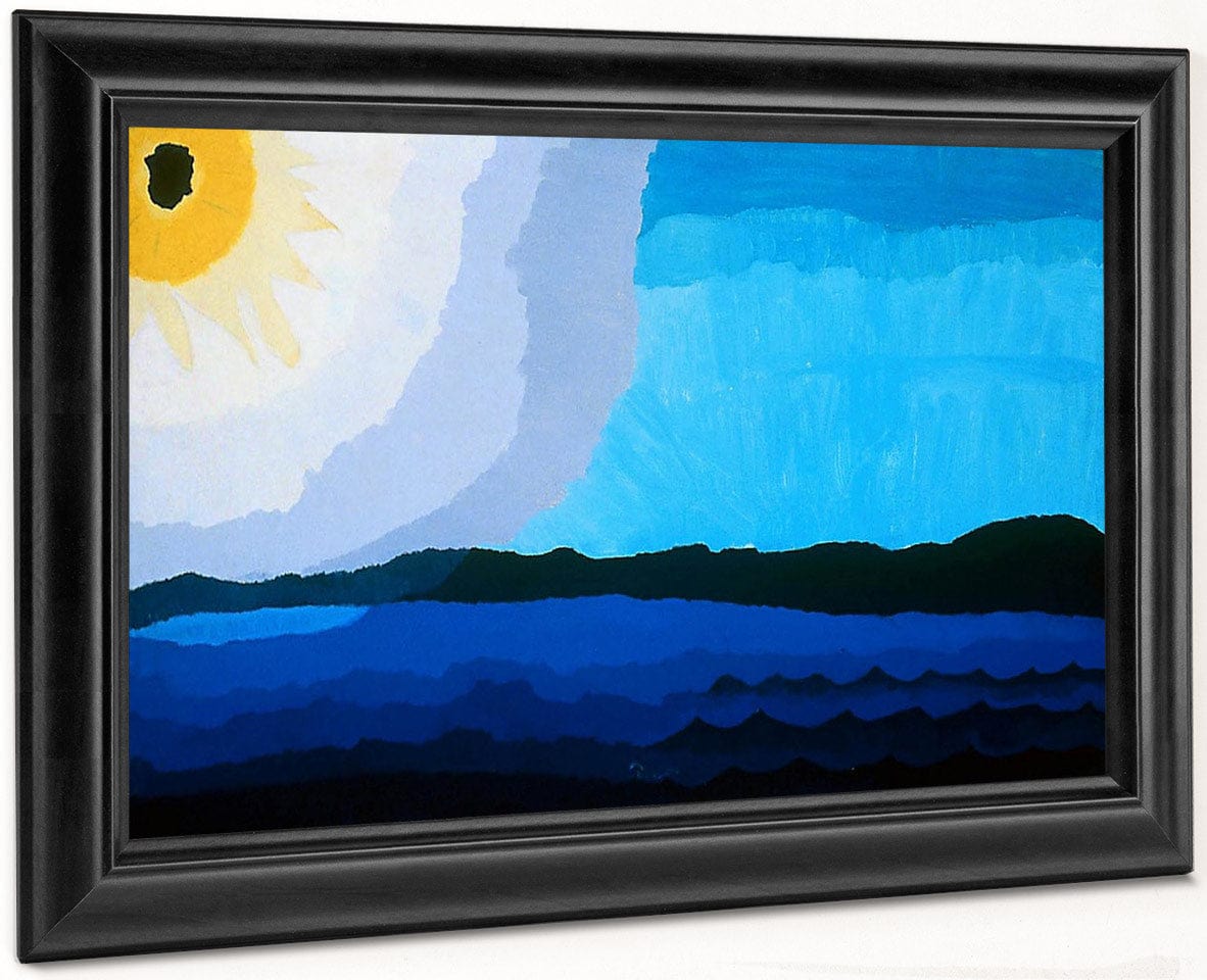 Sun On The Lake By Arthur Dove Fine Art Print