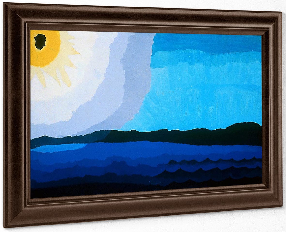 Sun On The Lake By Arthur Dove Fine Art Print