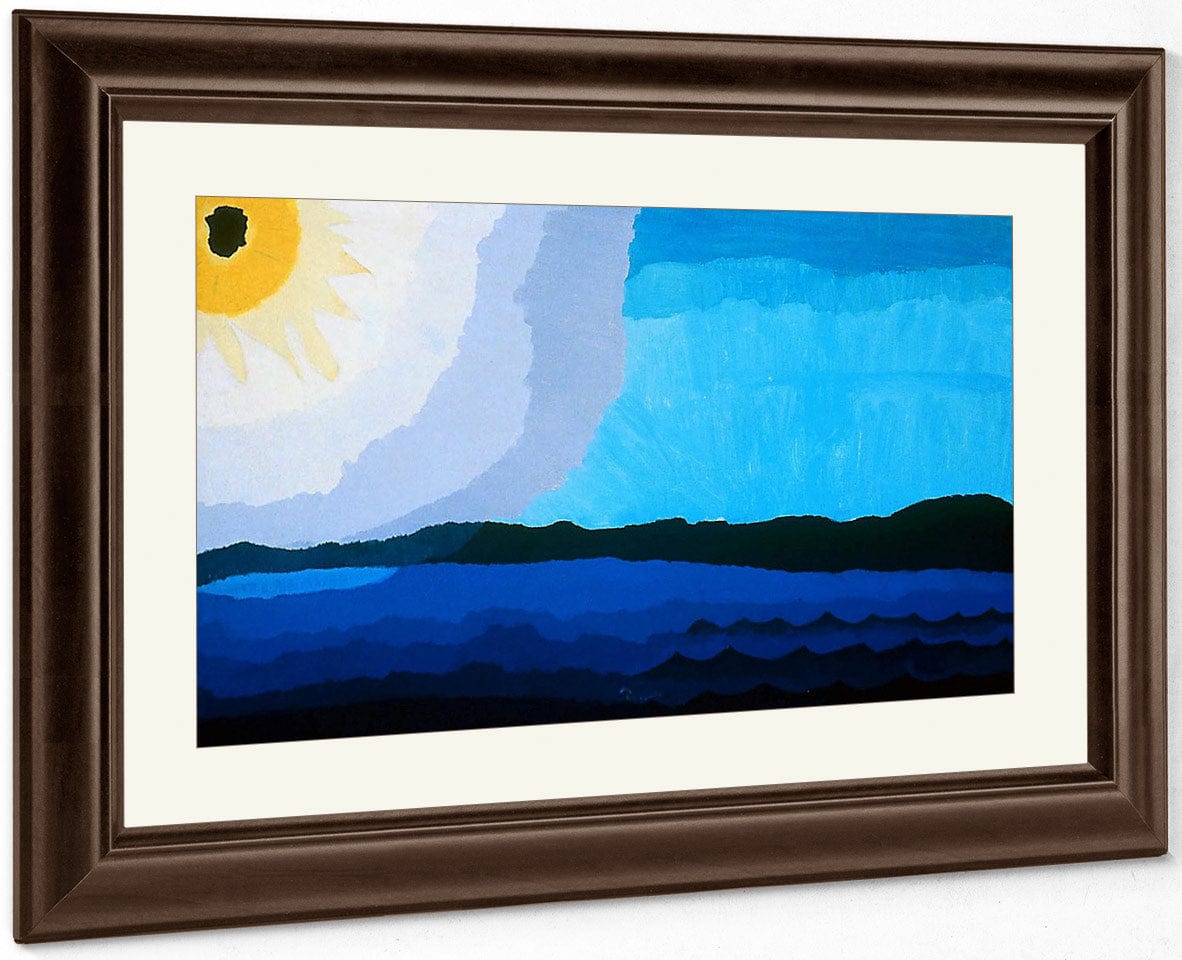 Sun On The Lake By Arthur Dove Fine Art Print