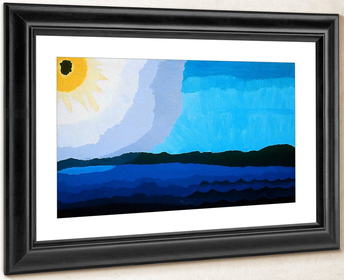 Sun On The Lake By Arthur Dove Fine Art Print