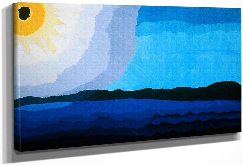 Sun On The Lake By Arthur Dove Fine Art Print